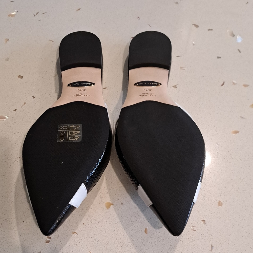 NIB Sarah Flint Kim Leather Mules - Picture 5 of 10